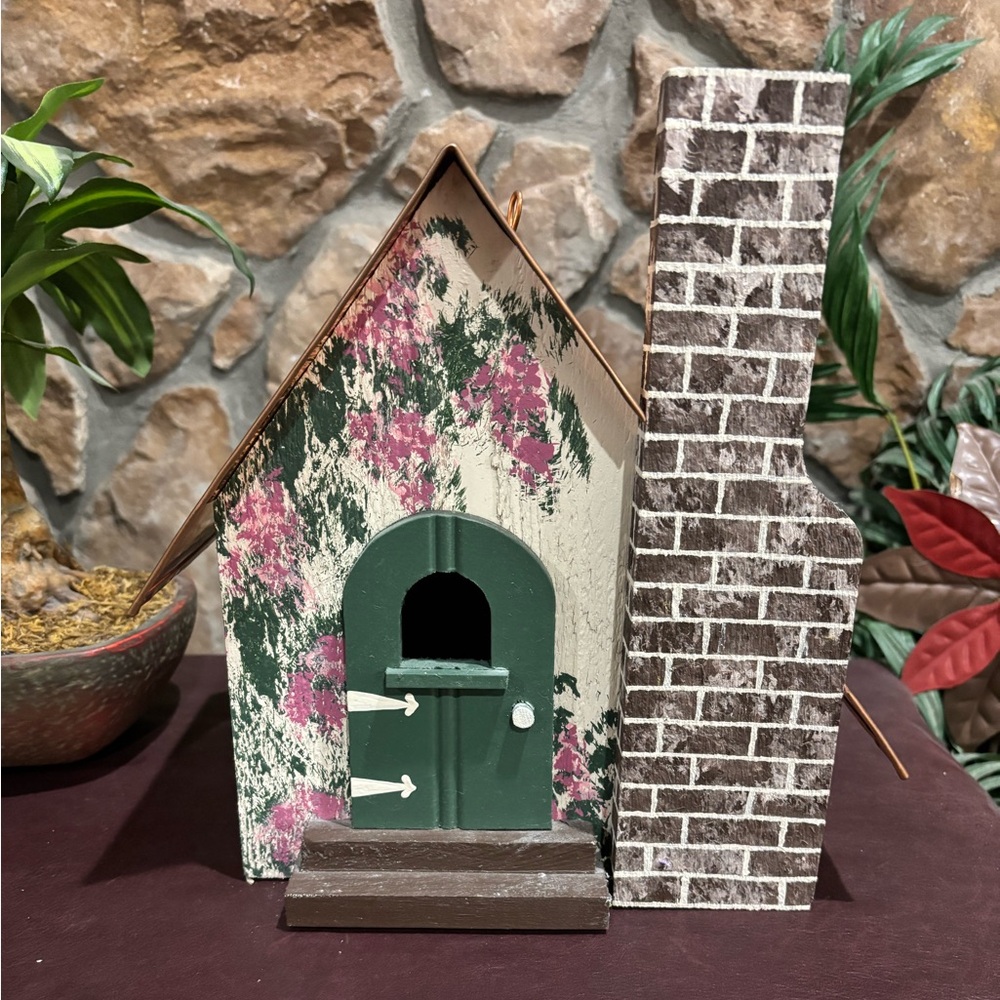 Karen Penner signed original home sweet home birdhouse